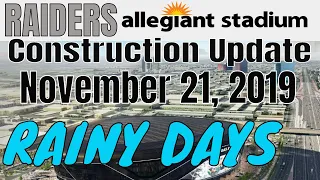 Las Vegas Raiders Allegiant Stadium Construction Update 11 21 2019