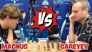 Carlsen Magnus VS Gareyev TimurII 2023 FIDE World Rapid Championship R5