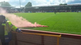 ARE YOU A FAN OF PYROS AT FOOTBALL MATCHES  STEVENAGE v Salford CITY