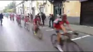 Giro d'Italia 2014 - Nocera Inferiore - Ciclista urla TERRONI (da altra angolazione)