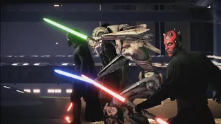 STAR WARS Battlefront II Heros vs Villans Maul Gameplay