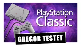 Gregor testet Sony PlayStation Classic Mini-Konsole (Review / Test)