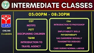 T-SAT || Intermediate Online classes  -  Evening Session || 24.07.2021