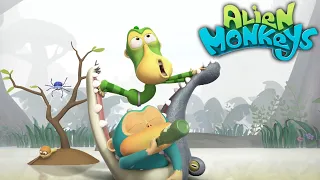 Animated Shows for Kids! - Alien Monkeys (10-Minute Cartoon for Kids!)