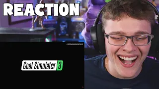 Draven's "Goat Simulator 3" Gameplay Reveal Trailer REACTION!