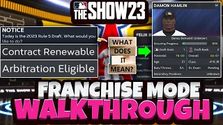 Walking You Through ONE SEASON in MLB the Show 23 FRANCHISE MODE! TIPS for Scouting & Offseason!