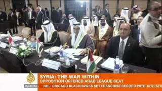 Arab League offers Syria seat to opposition