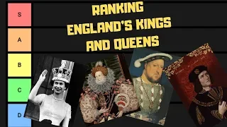 England's Kings and Queens Ranked - TIER LIST