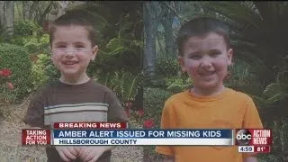 Amber Alert issued after two children are kidnapped in Tampa by parents, considered armed and danger