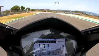 Aprilia Rsv4 rr vs Ducati Panigale v4s on board Portimao circuit