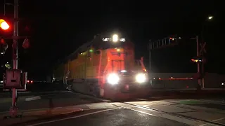 (4/25/24) - Last night's #RockJob #highballing through #Branham/#SanJose on its way to #RedwoodCity.