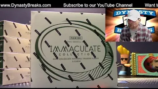 2023 Immaculate Collegiate Football Card 5 Box Break #2   Sports Cards