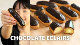 Pasti jadi! VANILLA CHOCOLATE ECLAIR!