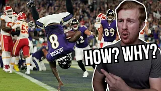 British Guy Reacts To Most Athletic Plays In NFL History