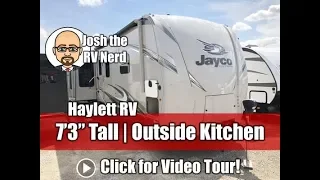 (Sold) 2018 Jayco 322RLOK Eagle Outside Kitchen Triple Slide King Bed Travel Trailer