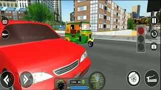 Offroad Tuk Tuk Rikshaw Driver 3D Game #1 Android Gameplay Transport Games #tuktukrickshaw #gameplay