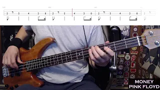 Money by Pink Floyd - Bass Cover with Tabs Play-Along