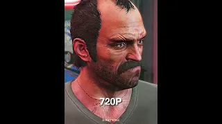 720p vs. 4K | Trevor Philips & Simon #gta #twd #shorts