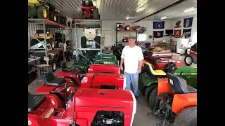 Minnesota Man's Vintage Garden Tractor Collection