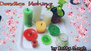 Candle Making at home for Beginners // Candle Making DIY // Candles Making Ideas