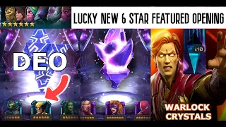 FIRST NEW LUCKY 6 STAR FEATURED OPENING!! ADAM WARLOCK CRYSTAL OPENING! NEW 7 STAR CHAMPION!  MCOC