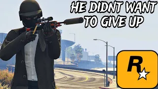 he did not want to give up GTA V online