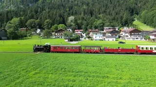 Zug Betrieb im Zillertal.                          #djimini3 #drohne  #zillertal