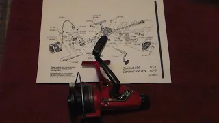YoungMartin’sReels - ABU Garcia Cardinal 556 Disassembly, Cleaning, Lubrication, and Assembly