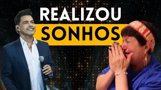 Zezé Di Camargo faz surpresa emocionante para fã nos bastidores do Faustão Na Band