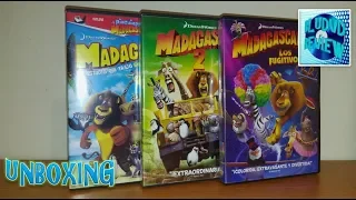Triple Unboxing: Madagascar Trilogía DVD