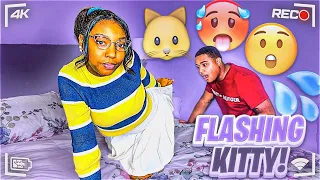 CASUALLY FLASH!NG MY “KITTY”🐱 TO SEE HIS REACTION😲🥵 *i gave her 💆🏾‍♂️👈🏾*#jubilee