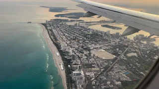 Landing at Miami International Airport (MIA) with Commentary