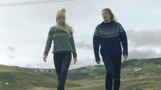 Elís and Hildur Icelandic wool sweaters for him and her