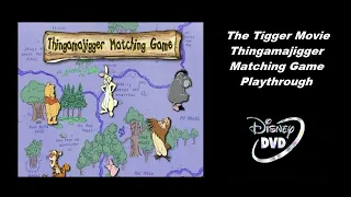 The Tigger Movie: Thingamajigger Matching Game (DVD) Playthrough (Gameplay)