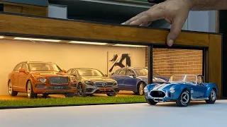 DIY Miniature 5 Car Luxury Garage for Diecast Model Cars