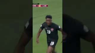Alphonso Davies Scores Canada's First Goal in the World Cup