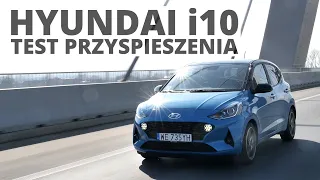 Hyundai i10 1.2 MPI 84 KM (MT) - acceleration 0-100 km/h