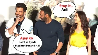 LOL Anil Kapoor Makes Fun of Ajay Devgan And Madhuri Dixit Total Dhamaal Trailer Launch