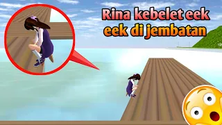 RINA EEK DI JEMBATAN | RINA KEBELET EEK || SAKURA SCHOOL SIMULATOR