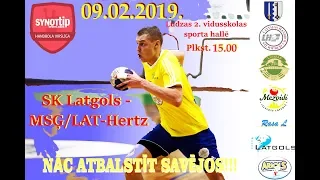 09.02.2019 SynotTip Virslīga "SK Latgols juniori - MSĢ/LAT-Hertz"