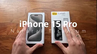 Apple iPhone 15 Pro Natural Titanium- New Features & More #apple #iphone #unboxing #review #iphone15