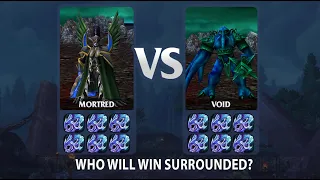 Void vs Mortred | 1 x 1 | 25 lvl | full slots | who will beat?