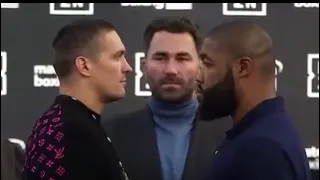 Oleksandr Usyk vs Chazz Witherspoon FACEOFF 10/26