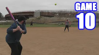 MY FIRST INSIDE-THE-PARK HOME RUN! | On-Season Softball Series | Game 10