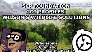 Wilson's Wildlife Solutions - The SCP Foundation