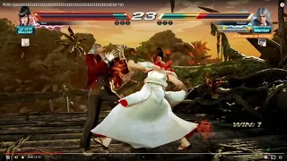 Tekken 7. Cómo salir de rangos bajos. Coaching sobre el ejemplo perfecto