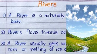 10 lines on River in English | 10 lines on Rivers in English | 10 lines on River in English