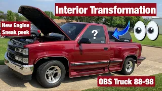 Interior Transformation for My 1992 Chevrolet Silverado C1500 Obs truck!