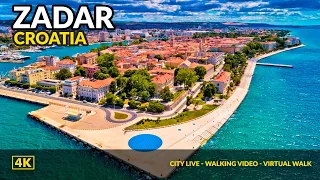 4K Walking tour Zadar Croatia