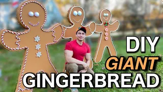 GIANT GINGERBREAD MAN -  DIY Tutorial